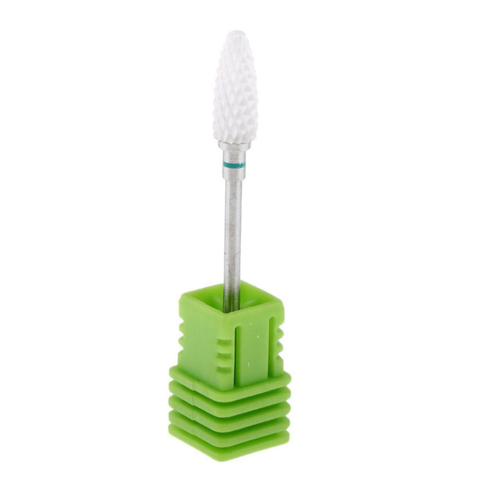 C 3/32" Tapered Cylinder (S) Ceramic Nail Drill Bit – Coarse Grit Product Removal