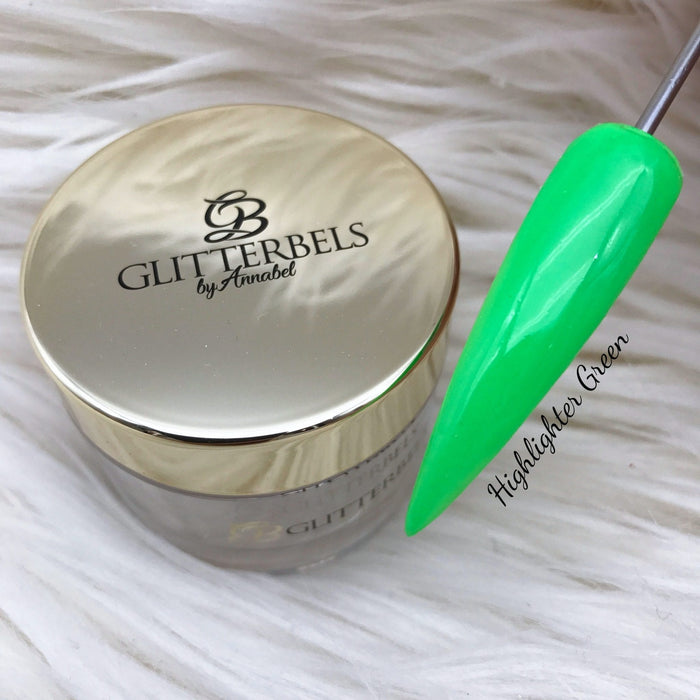Highlighter Green Glitterbels Coloured Acrylic Powder