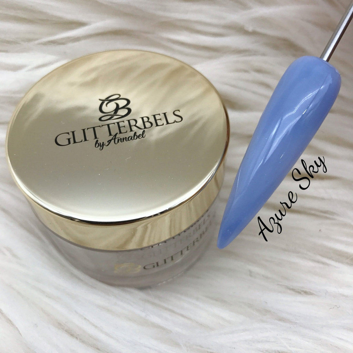 Azure Sky Glitterbels Coloured Acrylic Powder — HD Beauty Wholesale