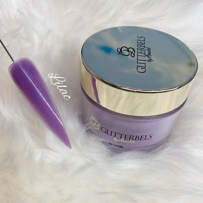Lilac Glitterbels Coloured Acrylic Powder