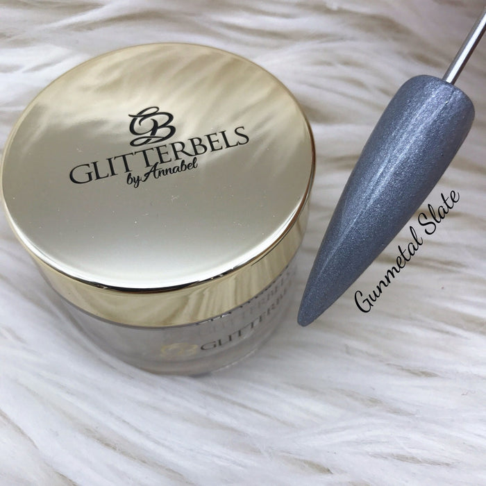 Gunmetal Slate Glitterbels Coloured Acrylic Powder