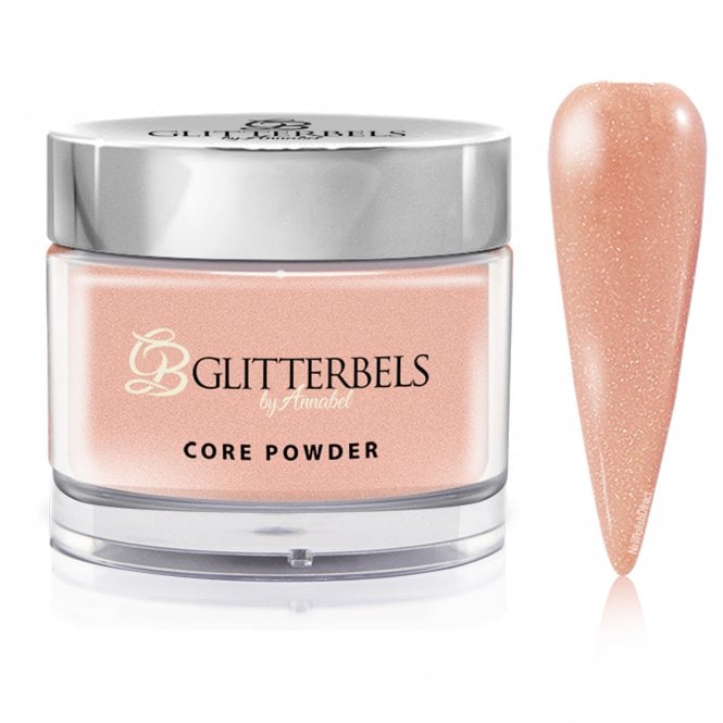 Glitterbels Pre-Mixed Core Acrylic Powder - Honey Buff Shimmer 56g