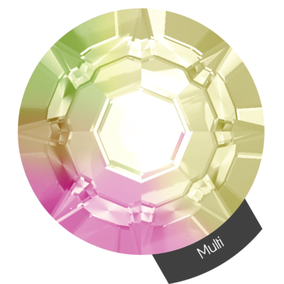 Halo Multi Colour Crystals Size 2