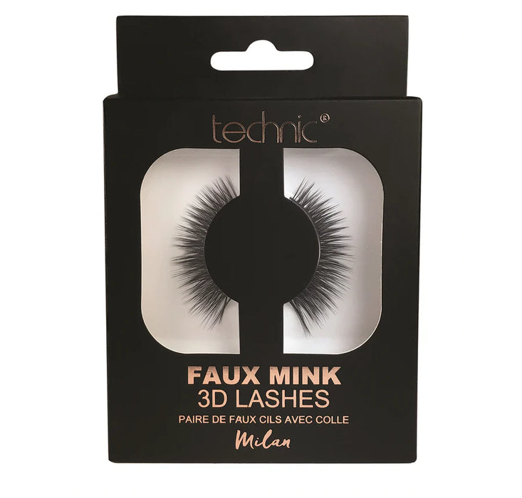 Technic Faux Mink 3D False Lashes Milan